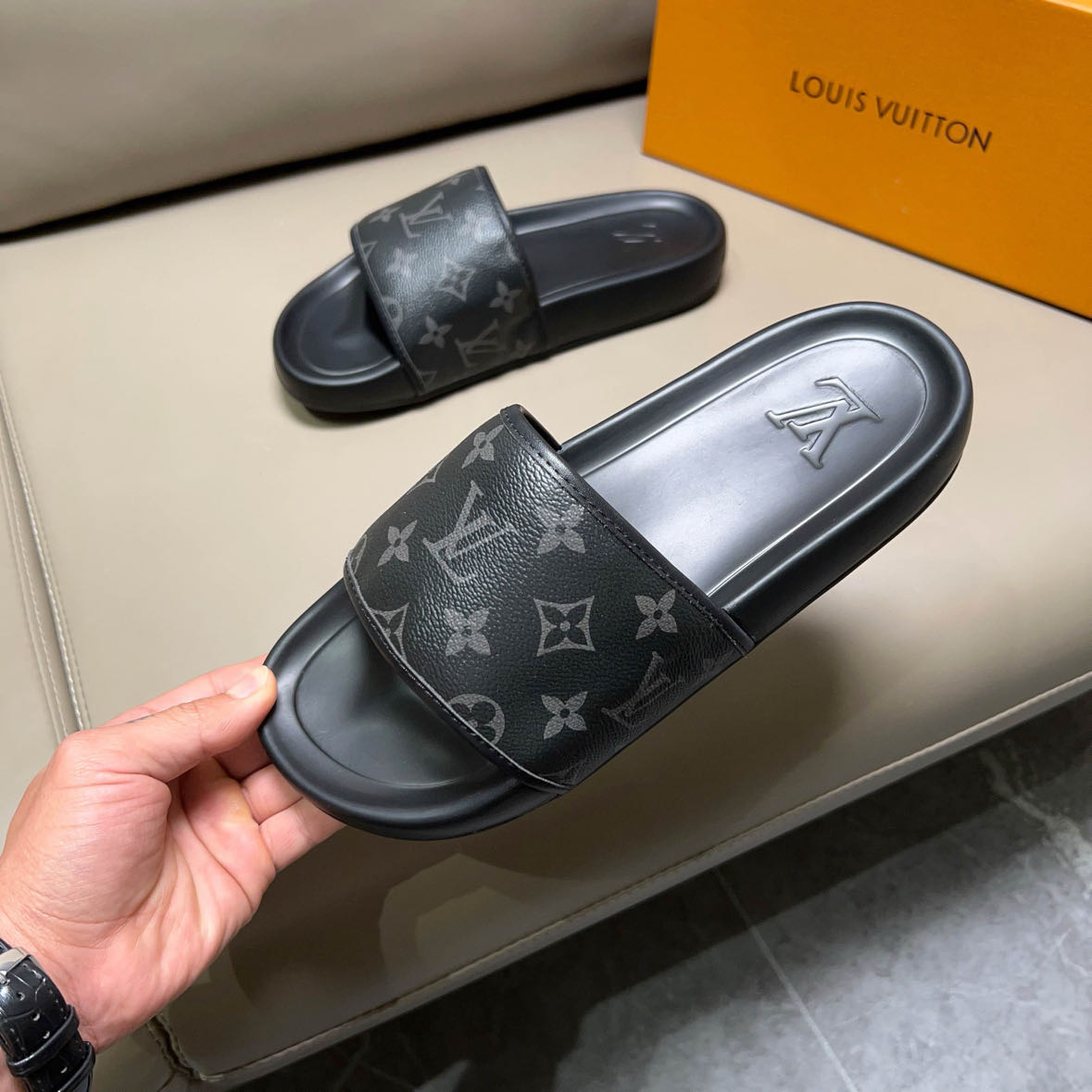 LV slippers