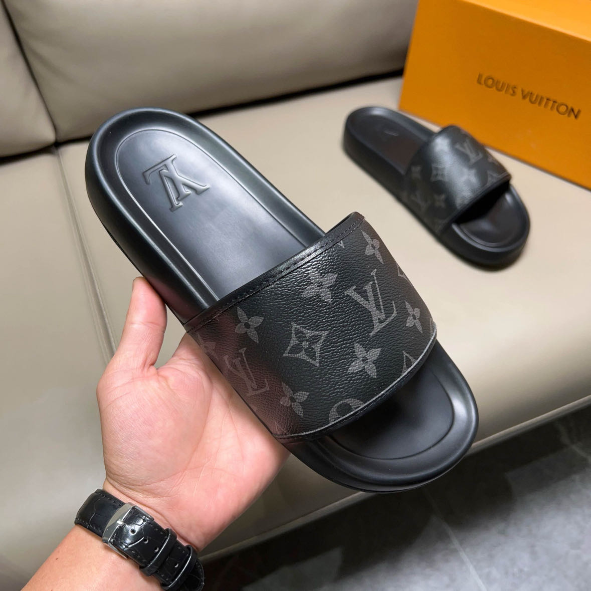 LV slippers